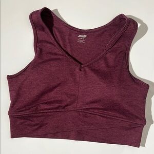 Avia Women's Burgundy Crop Top